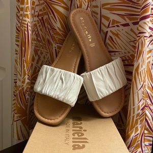 White Mariella Sandals